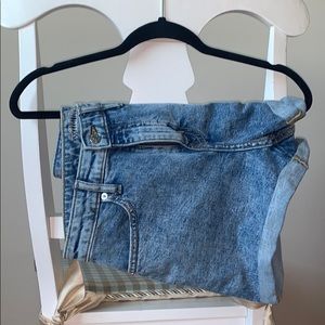 High Waisted Denim Shorts